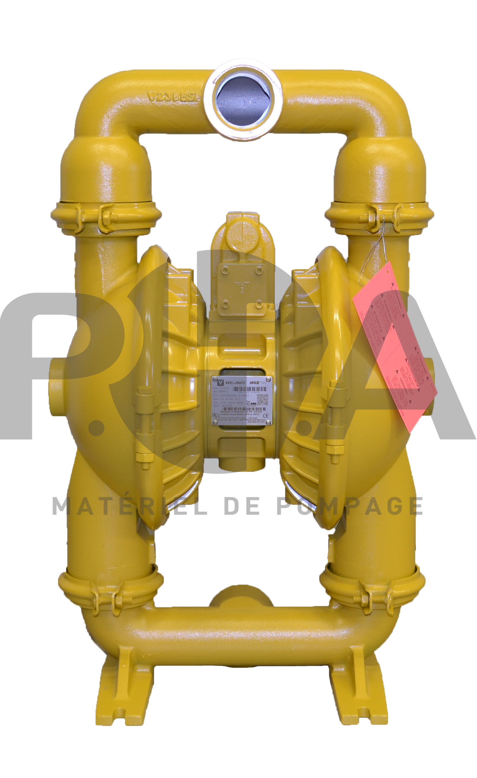 Pompe pneumatique à membranes type E2