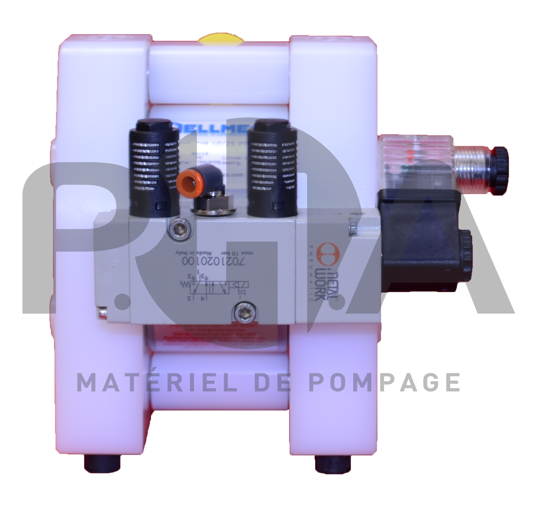 Pompe pneumatique à membranes DM10/25 (DM10/25PTF-MV)