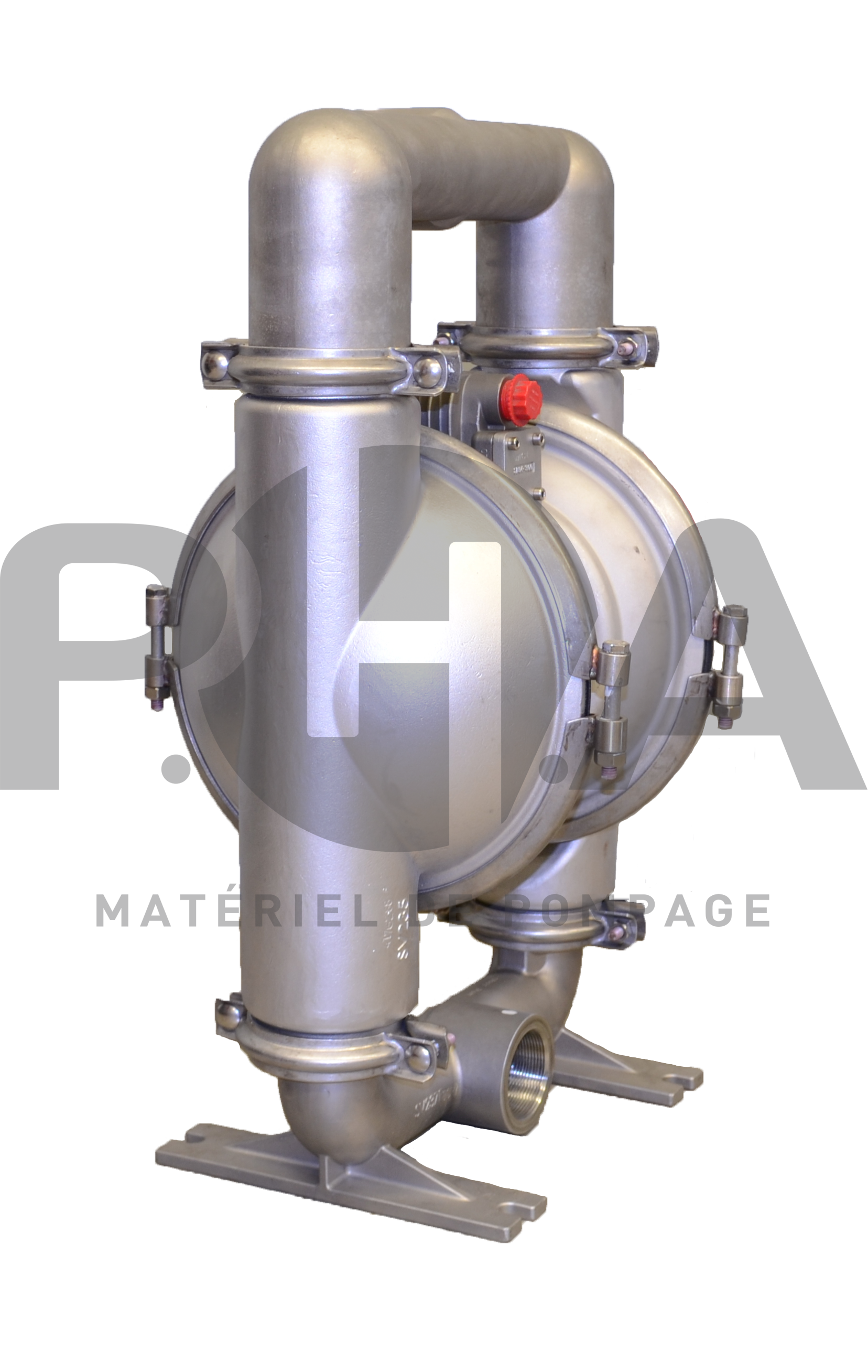 Pompe pneumatique à membranes type E2