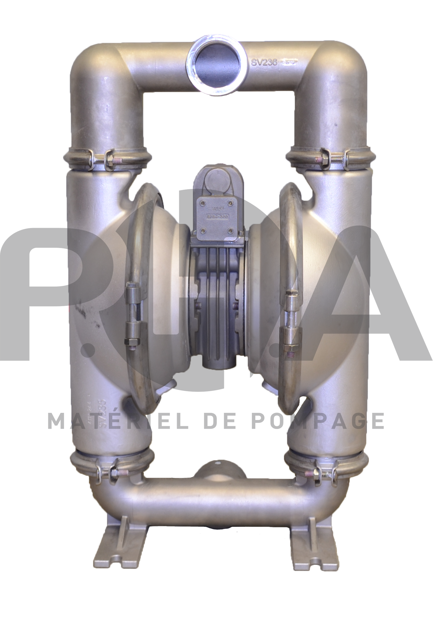 Pompe pneumatique à membranes type E2