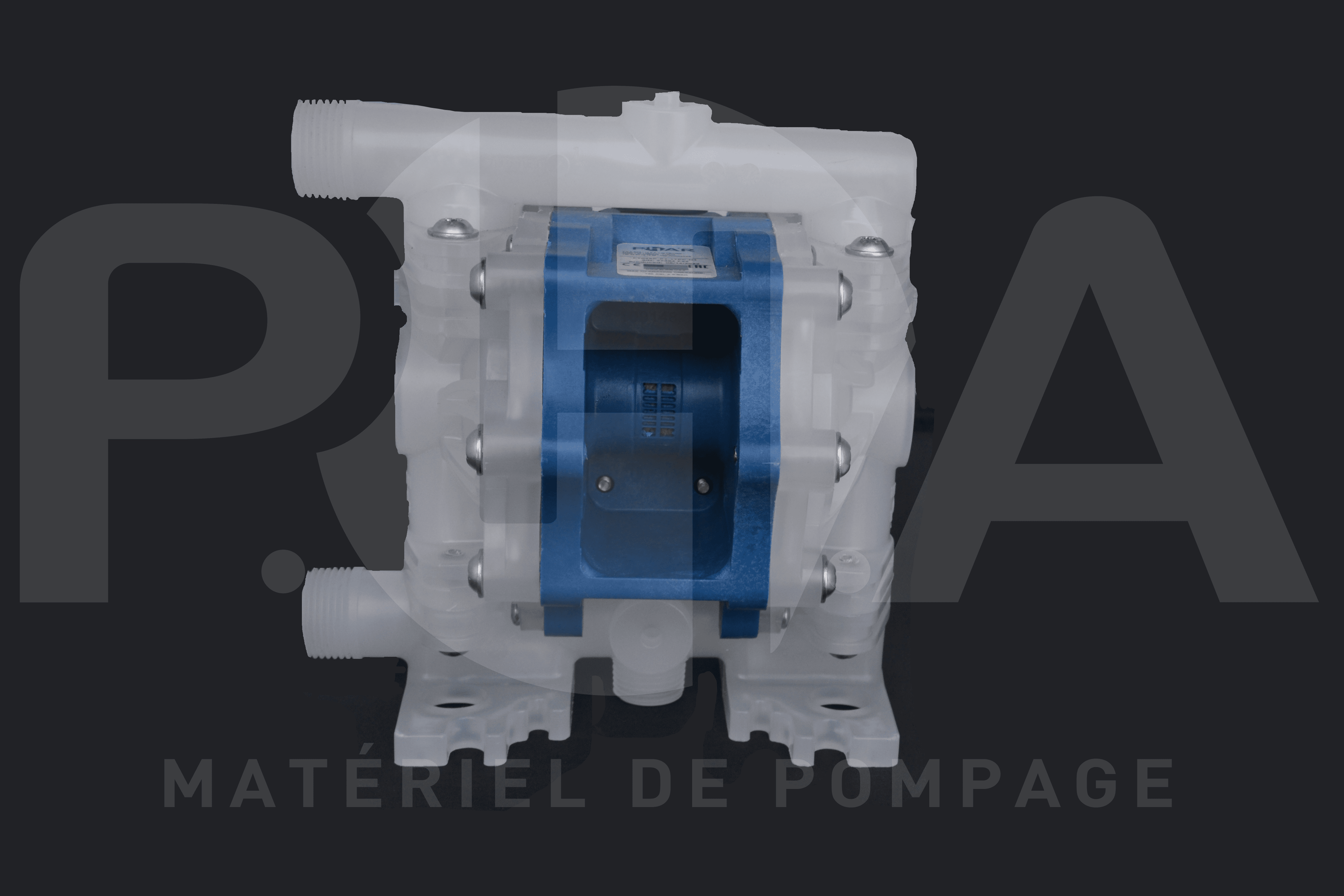 Pompe pneumatique à membranes 1/4" PHA'R