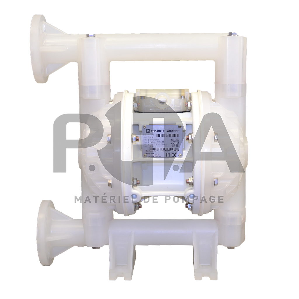 VERSAMATIC | Pompe pneumatique à membranes E1| Ref E1PP5F5T9C