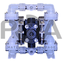 Pompe pneumatique à membranes type E6