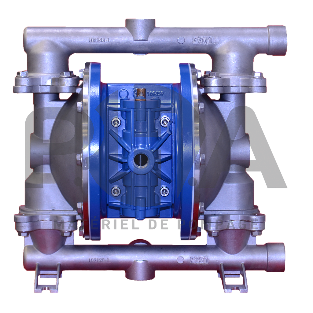 Pompe pneumatique à membranes PHA'R 1"