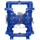 Pompe pneumatique à membranes type FT20