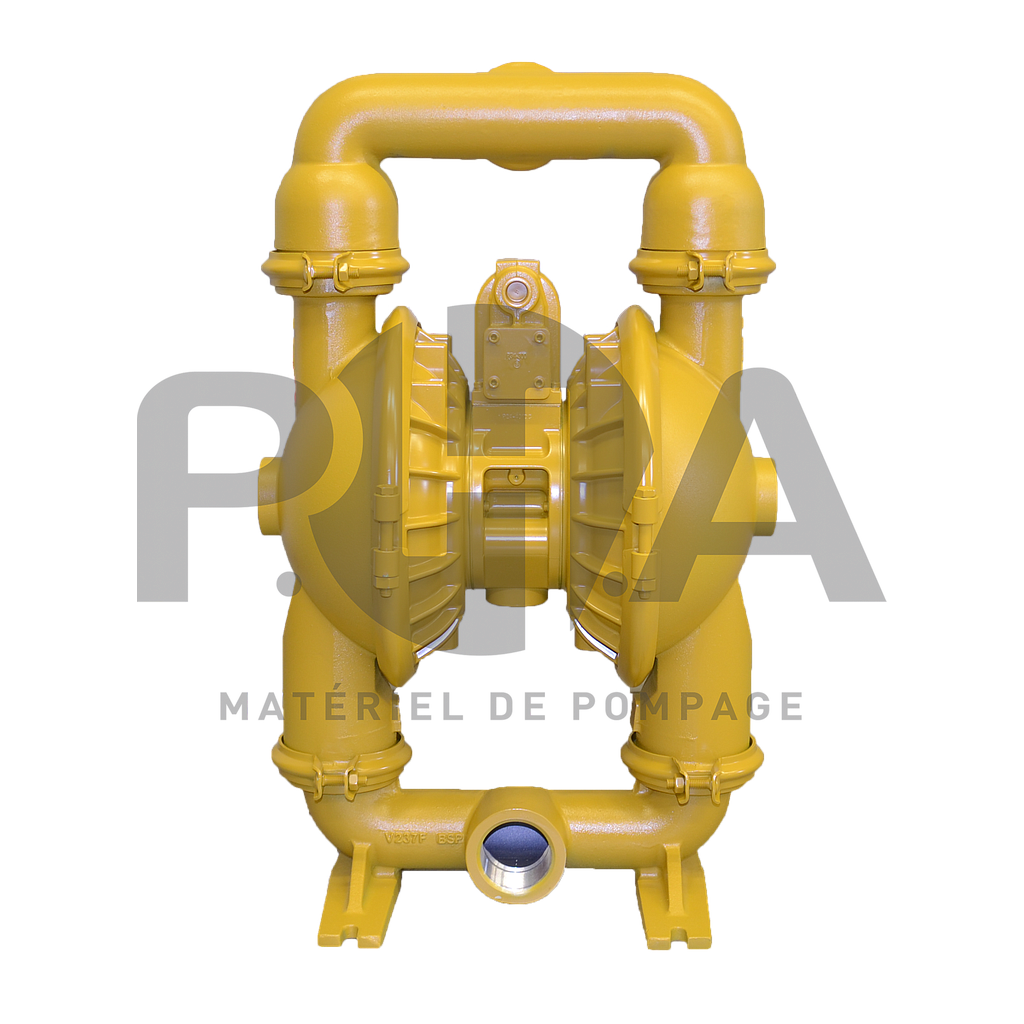 [E2AA1D110C-B-ATEX] Pompe pneumatique à membranes type E2 origine : USA Provenance : France Code Douanier/Custom code 84 13 50 80 90