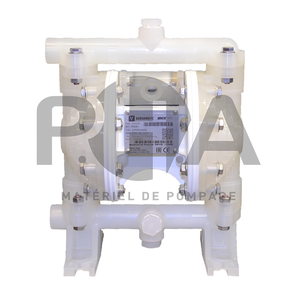 [E5PP6X659D] Pompe pneumatique à membranes type E5 