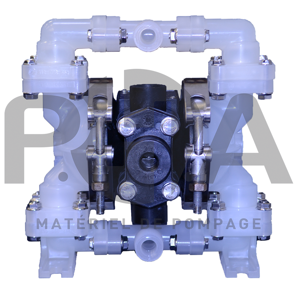 [E6PP6X650-HD] Pompe pneumatique à membranes type E6 version HD obsolète, remplacé par A